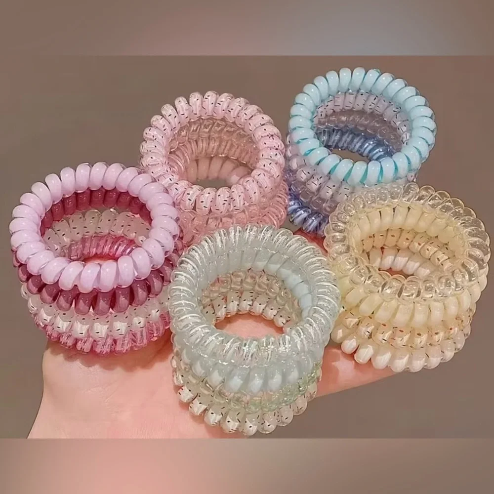 Kids Hair Care‎ Spiral Hair Ties - Multicolor